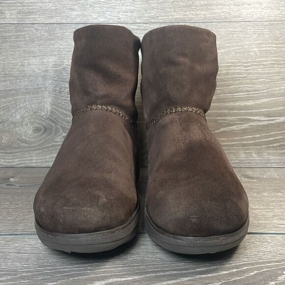 Fitflop Mukluk Shorty II Rockstud Warm Waterproof Suede Women’s Sz 8 Winter Boot - Picture 2 of 13